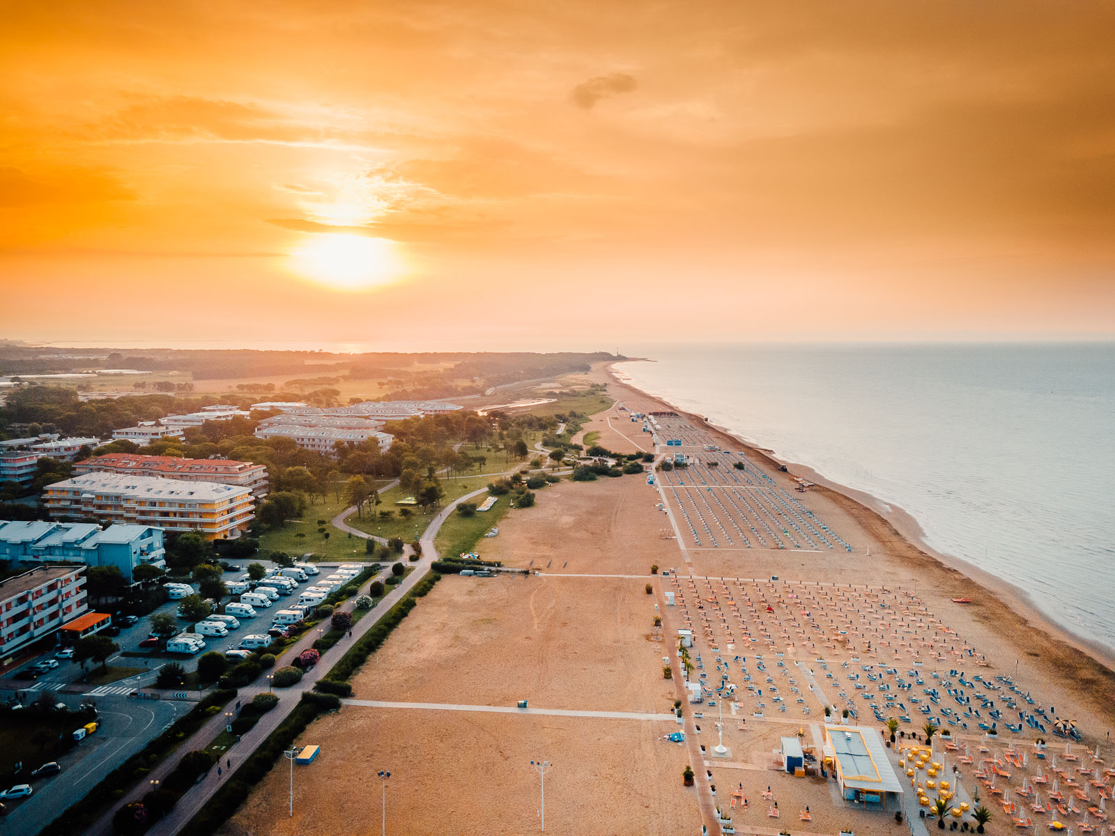 Bibione, größter Strand Italiens: Karte & Bilder der Strandabschnitte