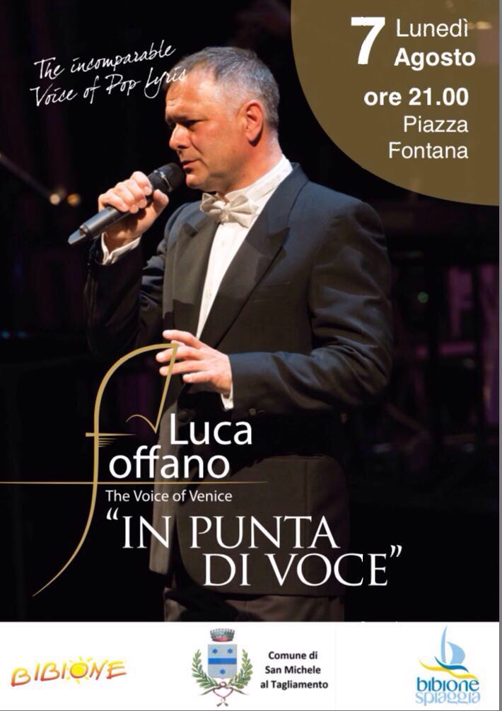 Luca Foffano on concert in Bibione - Bibione.eu